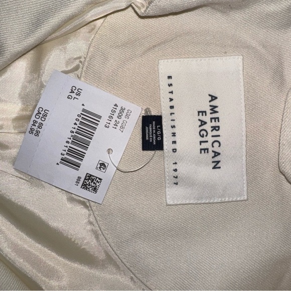American Eagle Cropped Blazer Size L - Picture 11 of 12